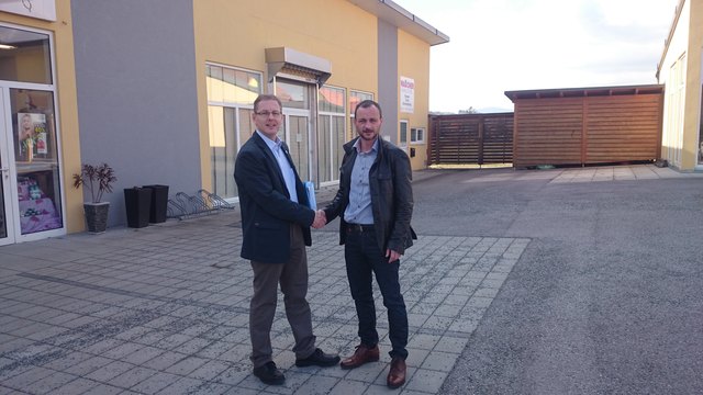 Bürgermeister Karl Michelitsch und HMF-Geschäftsführer Christian Mandl. | Foto: KK