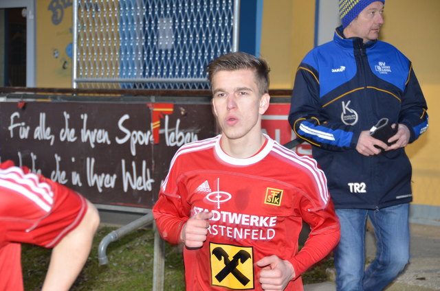 Bastian Jedliczka war der Pechvogel des Tages: Eine gUte Chance vergeben und ein Tor nicht anerkannt. | Foto: KK