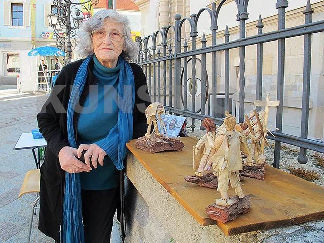Grenzgängerin: Irmgard Eixelberger verbindet eine alte Kunsthandwerks-Technik mit Prinzipien der Arte Povera.