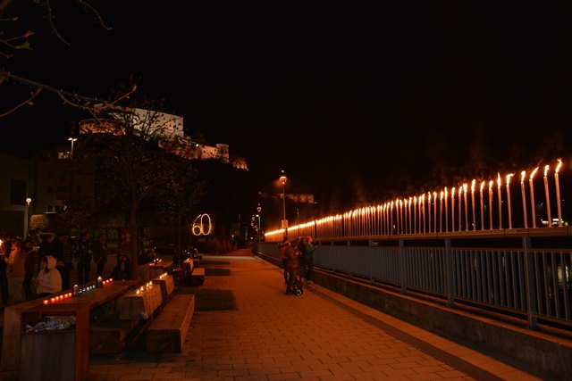 Auch 2014 beteiligte sich die Stadt Kufstein an der Earth Hour. | Foto: Hubert Berger