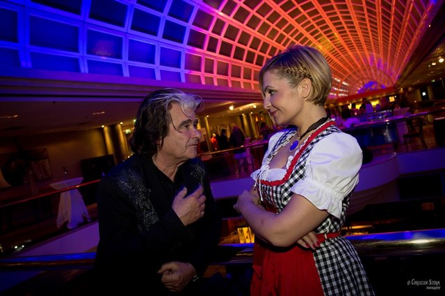 Auch der Sänger Peter Kent war dabei