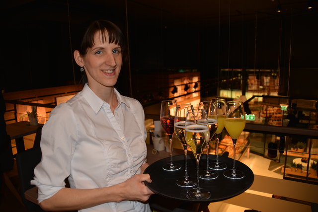 Das Haubi-Team servierte einen Aperitif vor dem offiziellen Teil.