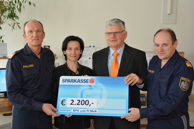 Andrea Wolf mit Josef Dallinger, Franz Riesenhuber und Karl Gruber.