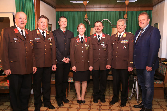 Kommandowechsel bei der Betriebsfeuerwehr Veitsch-Radex: Monika Haberl wird neue Kommandantin. | Foto: BtF Veitsch-Radex Trieben