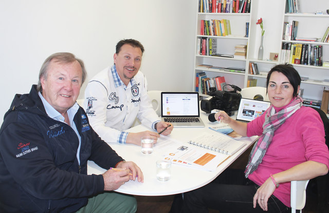 August Schwertl beliefert ML24 mit aktuellen Berichten, Matthias Jandl hatte die Idee dazu und  Sonja Leitner sorgt für ein schönes Äußeres der Infoplattform (v.l.). | Foto: privat