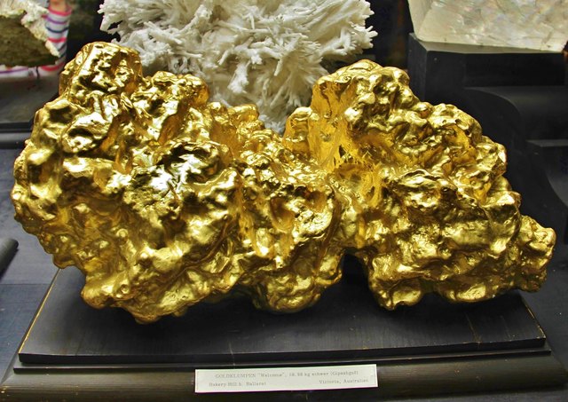 Goldnugget, Naturhistorisches Museum, Wien