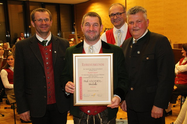 Robert Eppenschwandtner, Rudi Egner, Paul Hagenauer und Sepp Grasmann.