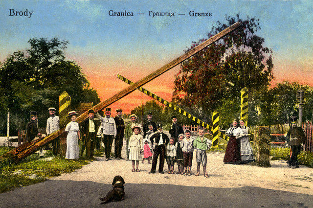 Das Bild zeigt die österreichisch-russische Grenze bei Brody um 1910. | Foto: Brody Regionalmuseum