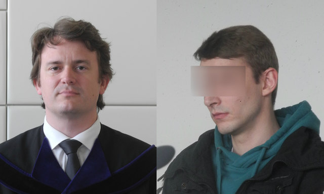 Richter Dietmar Nußbaumer sprach eine teilbedingte Haftstrafe aus. Zwei von acht Monaten muss der Angeklagte absitzen. | Foto: mr