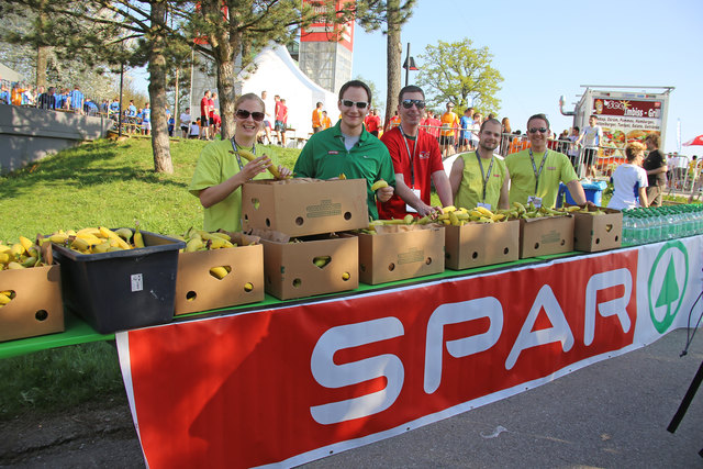 „Alles Banane“: SPAR kümmert sich darum, dass die Teilnehmer des diesjährigen E-Businessmarathon so richtig durchstarten. | Foto: KK