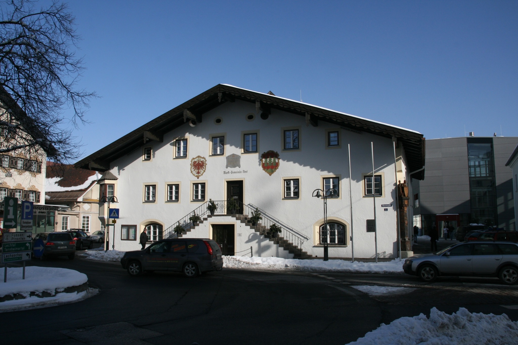 Das Gemeindeamt in Reutte Reutte