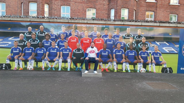 Heuer im Jänner an der Stamford Bridge in London. Der Lask ist überall!