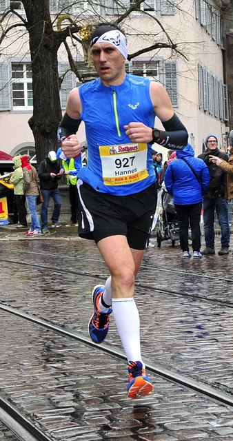 Hannes Hittenberger aus Tiefgraben belegte beim Freiburg Marathon Platz vier. | Foto: privat