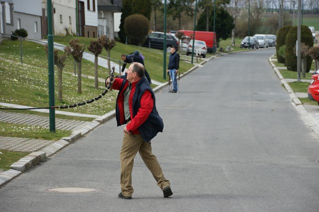 Auch der Sportobmann Alfred Pöpperl ist begeistert dabei