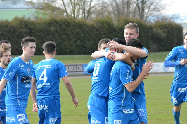 Oberwarts Kicker durften sich über ein 4:2 gegen Stegersbach im Raiffeisencup freuen