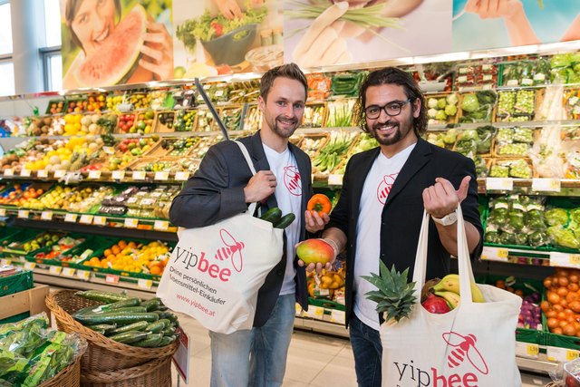 Die Gründer Umut Kivrak (re.) und Patrick Pammer (li.) möchten auch in anderen Landeshauptstädten Fuß fassen. Foto: Yipbee