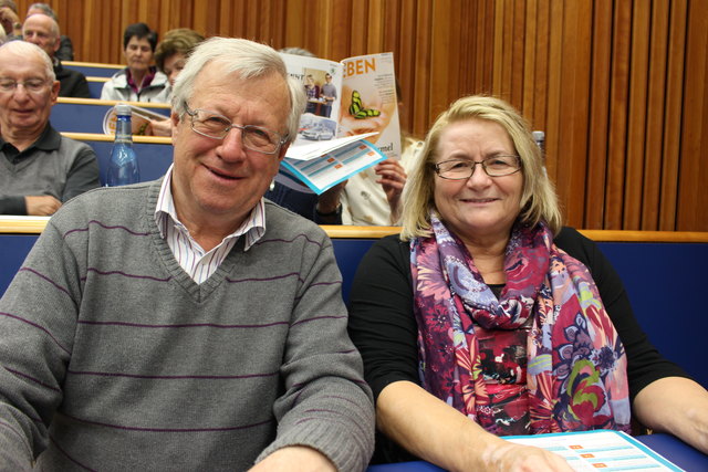 Sind sehr interessiert an den neuesten Erkenntnissen: Maria und Walter Schuh
