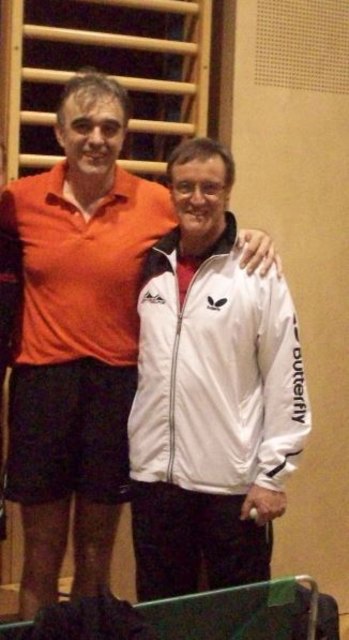 Dr Jonel Turkonje und Sektionsleiter u. Spieler Hans Tembler | Foto: Heinz Leitgeb