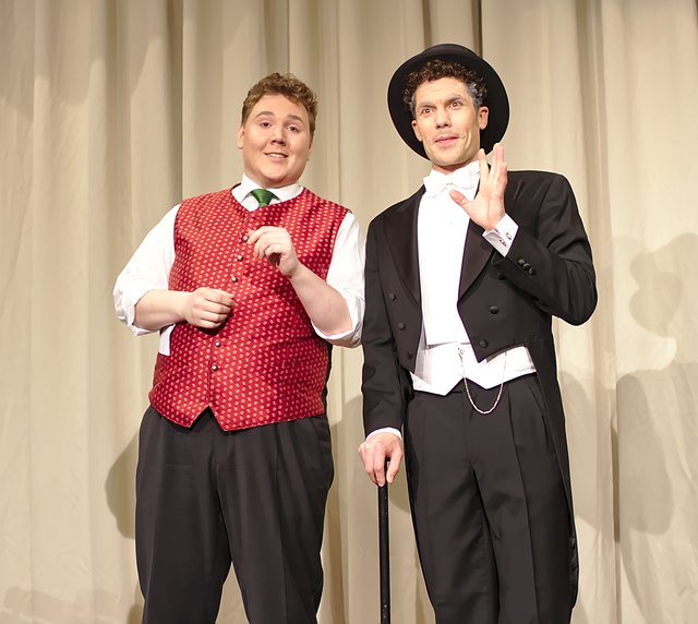 Philipp Landgraf und Michael Weiland vom Ensemble Oper@Tee / Foto: Matthias Katzengruber