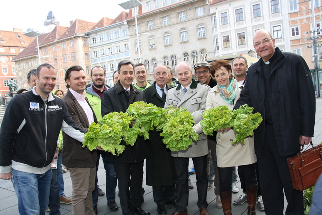 Alles für den Salat: Haas, Widakovich, Nagl, Hillebrand, Moser, Seitinger, Aberer, Pein und Leibnitz.