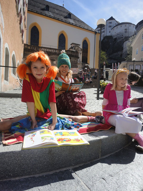 Nicht nur Prinzessinnen und Kapitänstöchter lesen gerne in der Festungsstadt. | Foto: Weninger