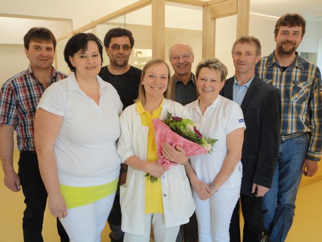 Petra Pichler, Dr. Angelika Fichtenberg, Martina Leitner, gf.GR. Johannes Schindler, gf.GR. Gernot Mader, Bgm. Friedrich Fürst, gf.GR. Karl Gundacker, Vzbgm. Franz Schramel (v.l.). | Foto: Marktgemeinde Martinsberg