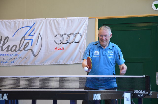 Erich Pilz vom ESV Bischofshofen war der älteste Teilnehmer