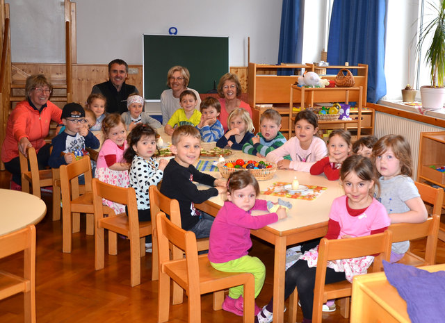 Gesunde Osterjause im Kindergarten - Kirchdorf