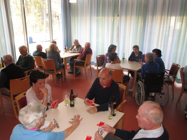 Mit vollem Eifer bei der Sache.