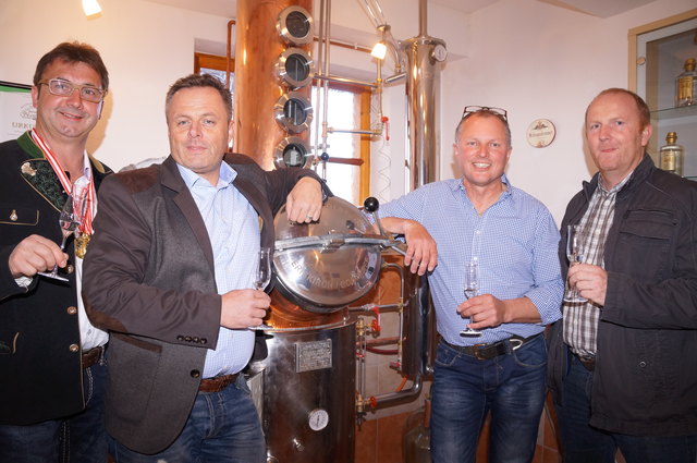 Josef Taxer aus Großarl, Max Gwechenberger aus St. Veit, Gerald Schnell aus St. Johann und Bernhard Warter aus Radstadt.