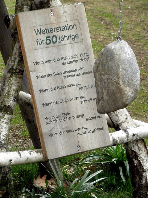 ... dass man uns "alten Menschen" wieder auf etwas aufmerksam macht, was wir ansonsten ja nicht mehr begreifen. ;-(