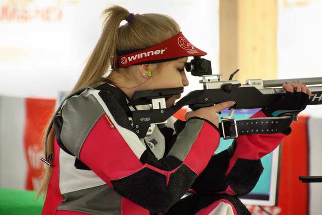 Patricia Rangger aus Mieming gewann das Österreichische Jugedcupfinale im Bewerb 3 X 20 Luftgewehr. | Foto: Christian Kramer