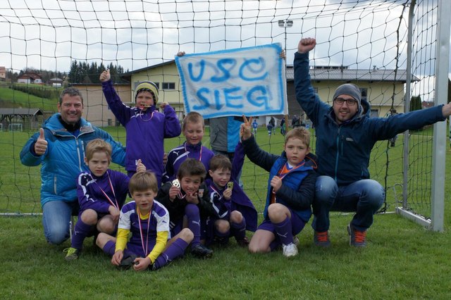 Die erfolgreichen Knirpse nach der Siegerehrung für die "Presse"! | Foto: Ursula ERLACHER