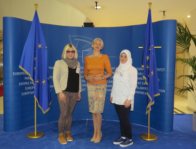 Kostana Tomas, MEP Angelika Mlinar (NEOS), Ola Aleid | Foto: KK