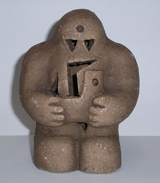 Der Prager Golem (Reprodukce pražského Golema) [Foto: Public Domain)]
