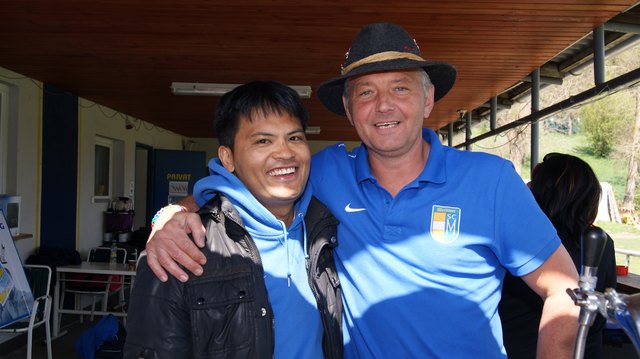 Juanito (Jusch) Palla und Werner Binder sind immer dabei.