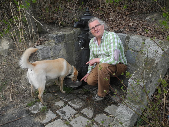 Die neuen Trinkbrunnen sind so gestaltet, dass eine Trinkschüssel für die Vierbeiner vorhanden ist.