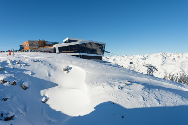 Die Bergstation der neuen 3-S Pardatschgratbahn in Ischgl. | Foto: TVB Paznaun-Ischgl