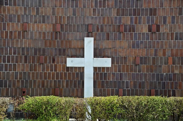 Die Rückseite der Kirche