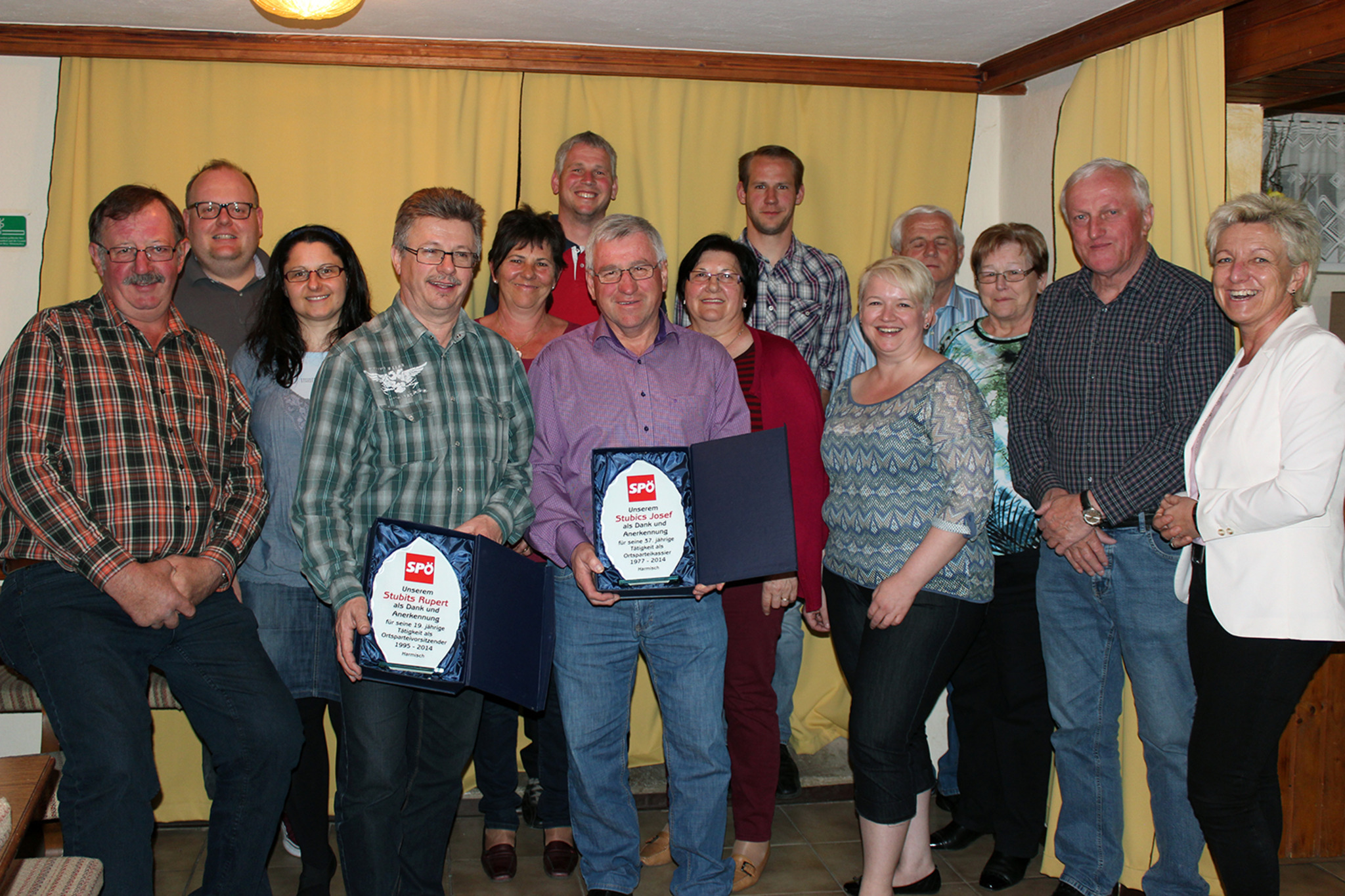 Ehrungen bei der SPÖ Harmisch Oberwart