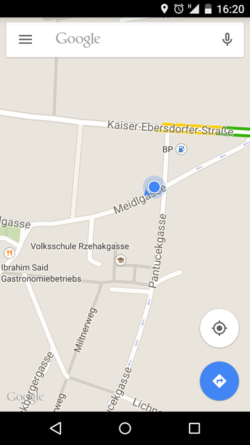Lage der Kreuzung