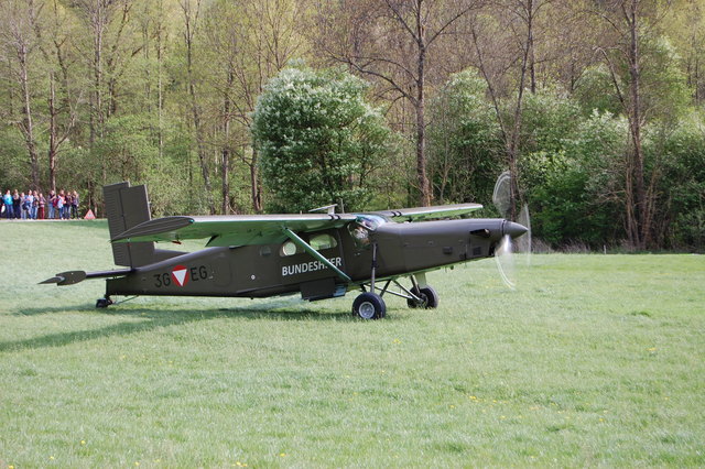 Zwei Pilatus PC-6 "Turbo Porter" waren auch vor Ort