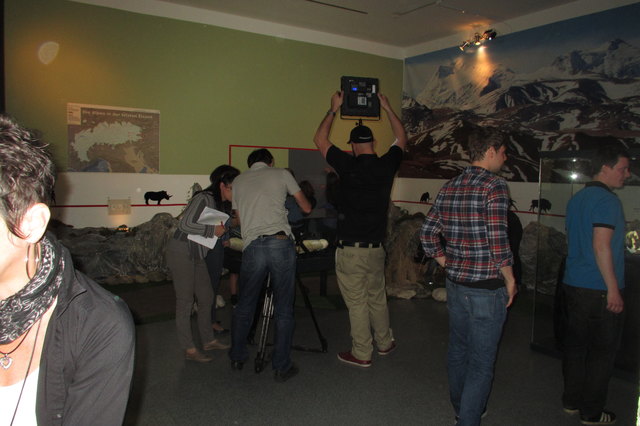 ORF-Team bei der Arbeit