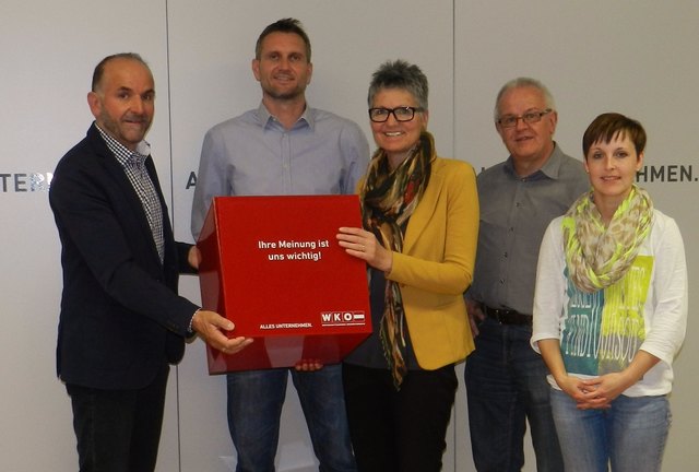 Job Tour: Dietmar Wolfsegger, Norbert Schiffbänker, Renate Scheuchenegger, Wilfried Pichler, Kathrin Wagner | Foto: WKO