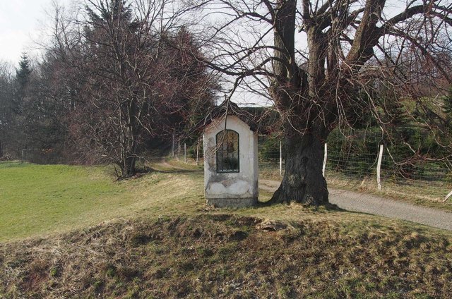 Da hinter der Kapelle bei Obermeierhof sind wir runtergekommen