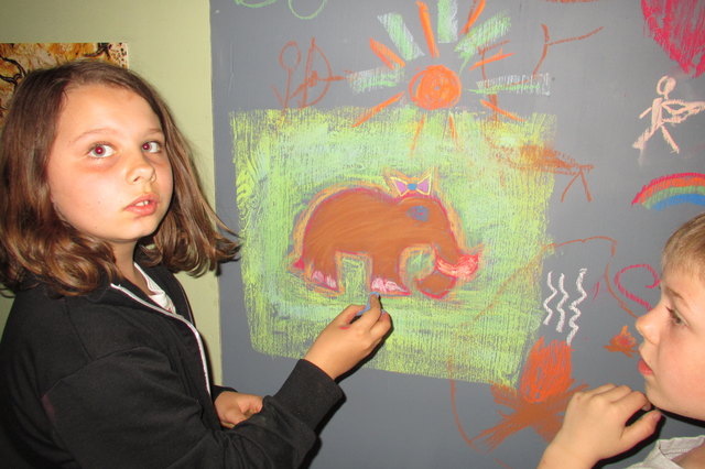 Höhlenmalerei der Neuzeit