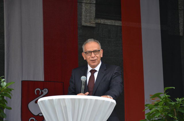 Der ägyptische Botschafter  Khaled Abdelrahman Abdellatif Shamaa.