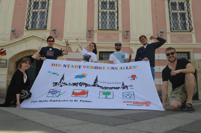 Unter dem Motto "Die Stadt gehört uns allen" fordert die SJ mehr Freiräume für Jugendliche. | Foto: privat