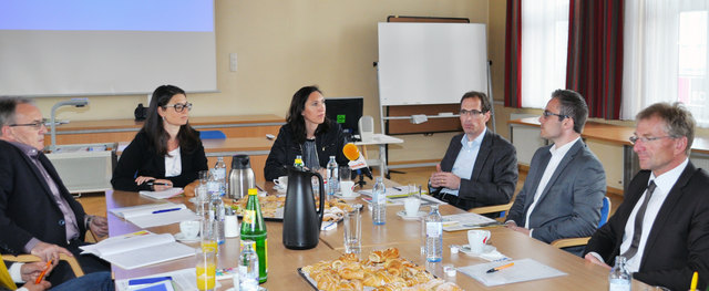Franz Lyssy, Anita Simoner, Julia Buchegger, Helge Röder, Mario Brandmüller und Heinz Walcher (v. l.).
