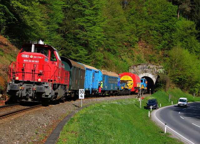 Das Nadelöhr Kremser Tunnel wurde vom GKB-Trupp mittels genauer Anweisungen perfekt bewältigt. | Foto: GKB